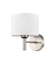 Franklite Barolo Single Wall Light Satin Nickel